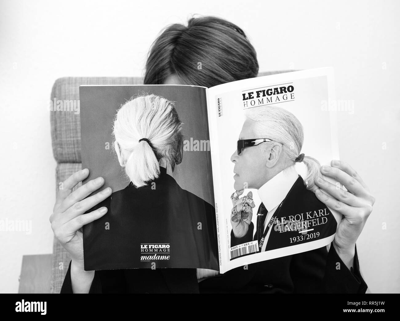 雑誌 日本未発売 LE FIGARO HOMMAGE: KARL LAGERFELD