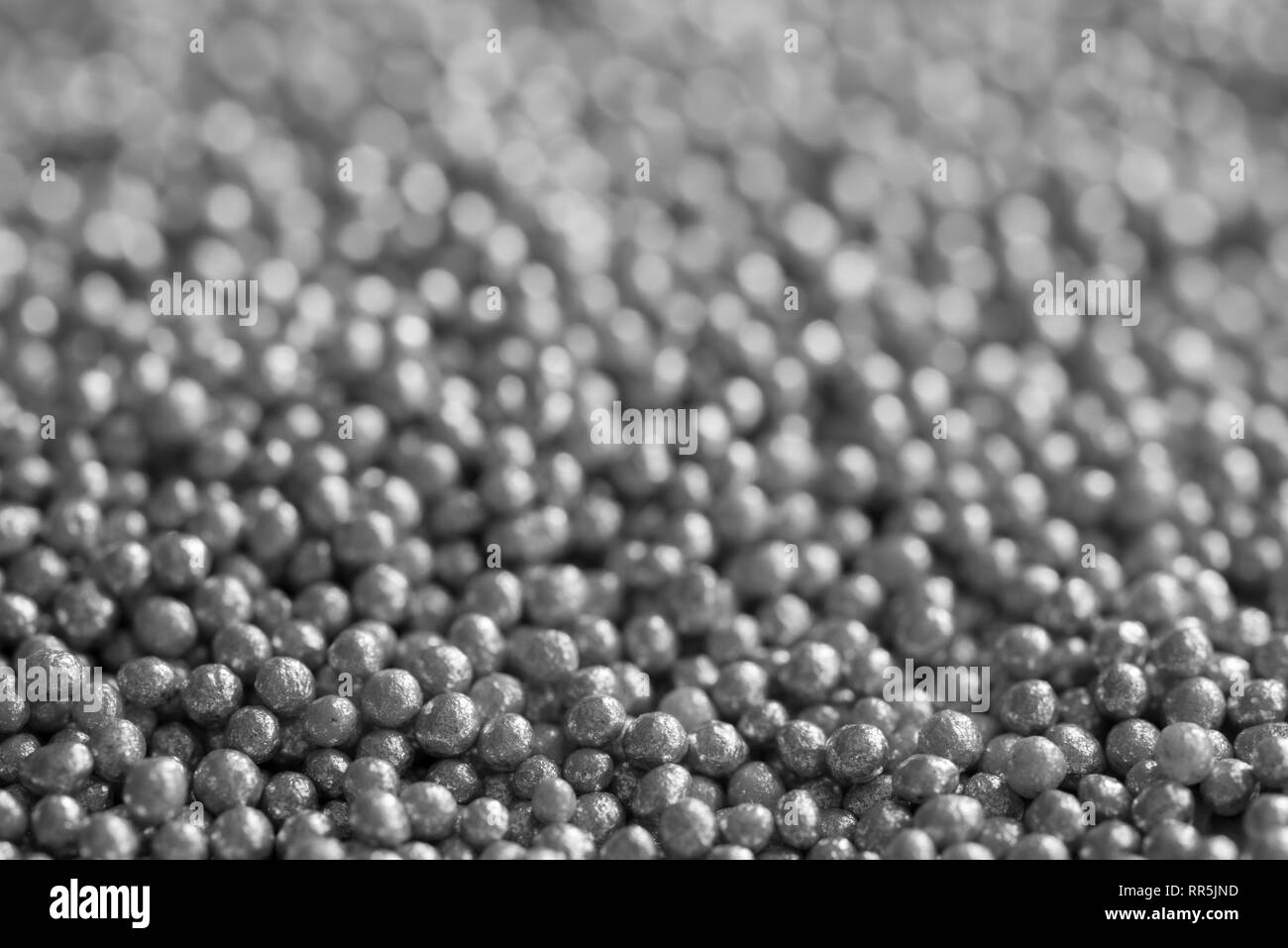edible silver balls cake decoration macro Stock Photo Alamy