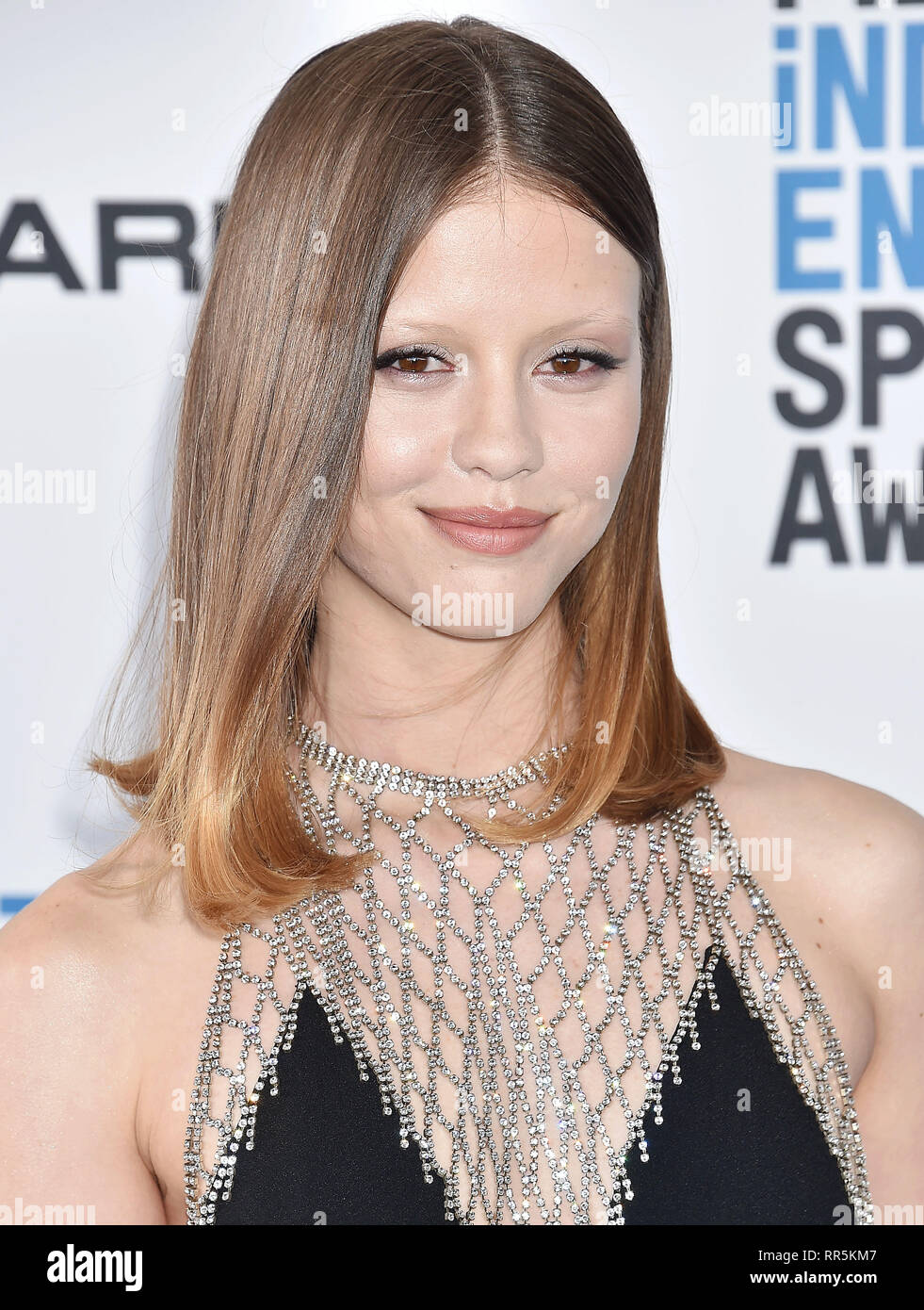 SANTA MONICA, CA - FEBRUARY 23: Mia Goth attends the 2019 Film