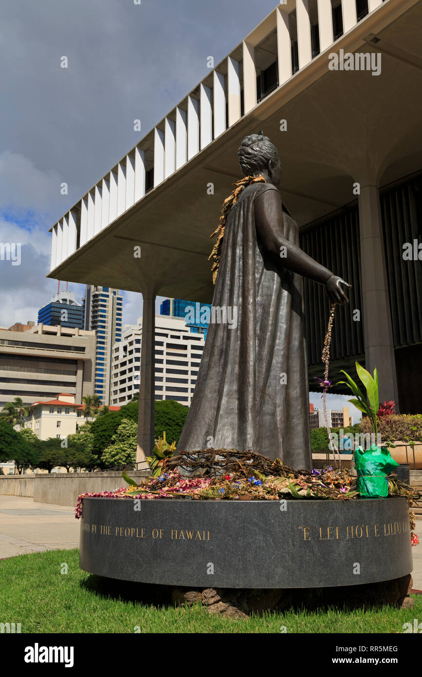 Hawaii hawaiian state capitol hires stock photography and images Alamy