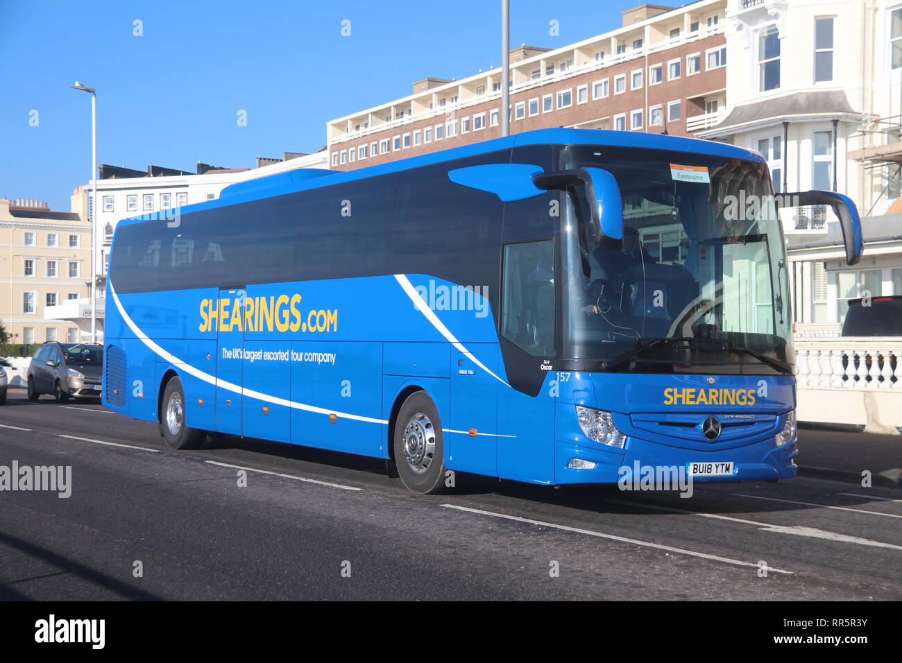 A SUNNY LANDSCAPE STYLE PHOTO OF A MODERN SHEARINGS MERCEDES HOLIDAY