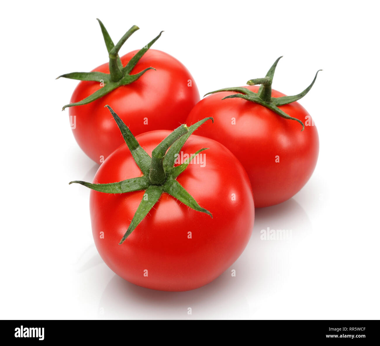 Fresh tomatoes isolated on white background Stock Photo - Alamy