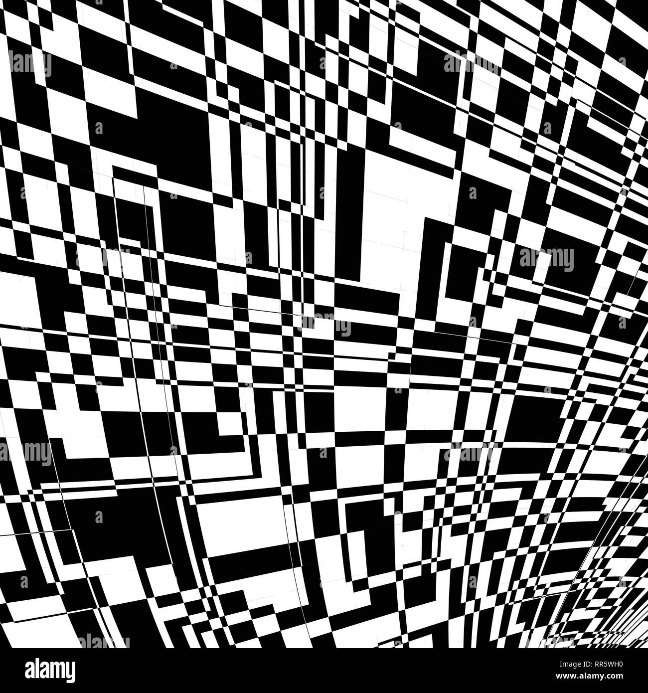Black and write perspective abstract background Stock Vector Image ...