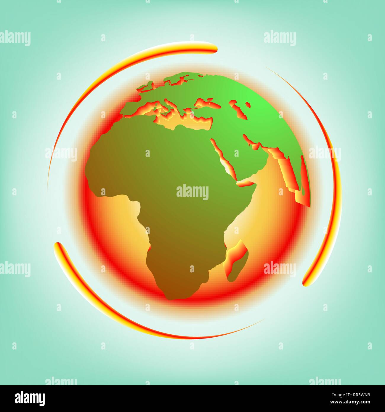 Global warming abstract vector Stock Vector Image & Art - Alamy