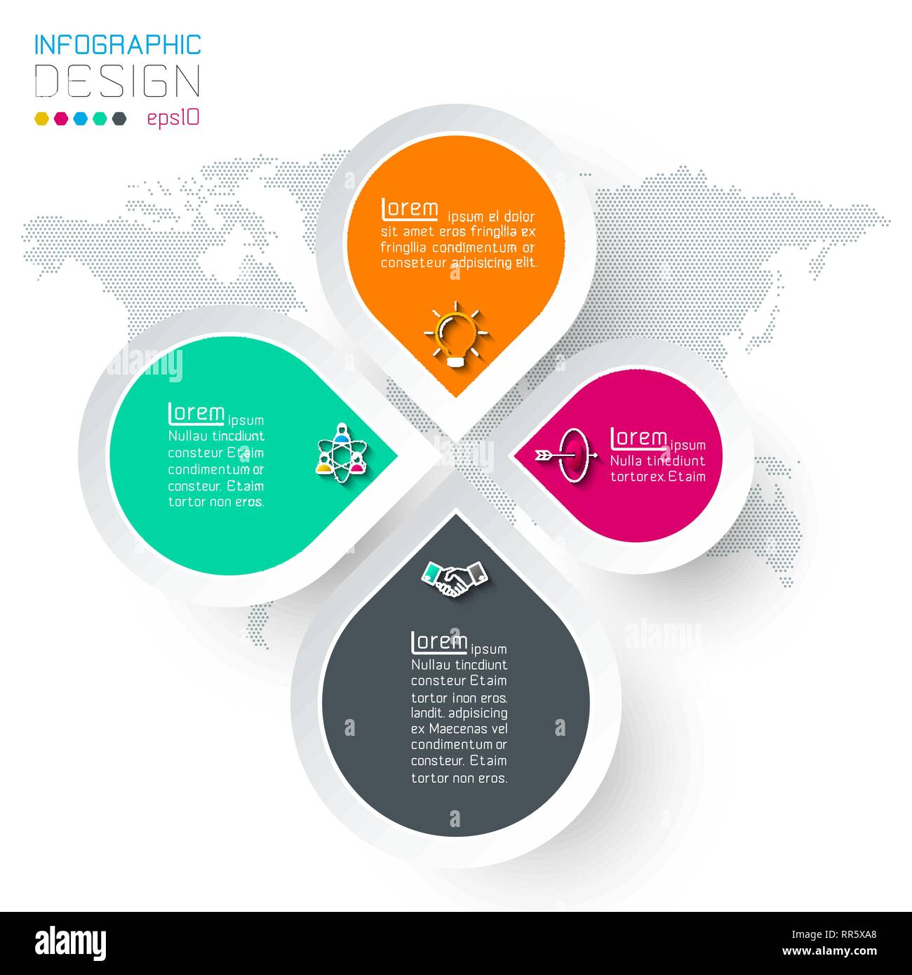 Circles with business icon infographics Stock Vector Image & Art - Alamy
