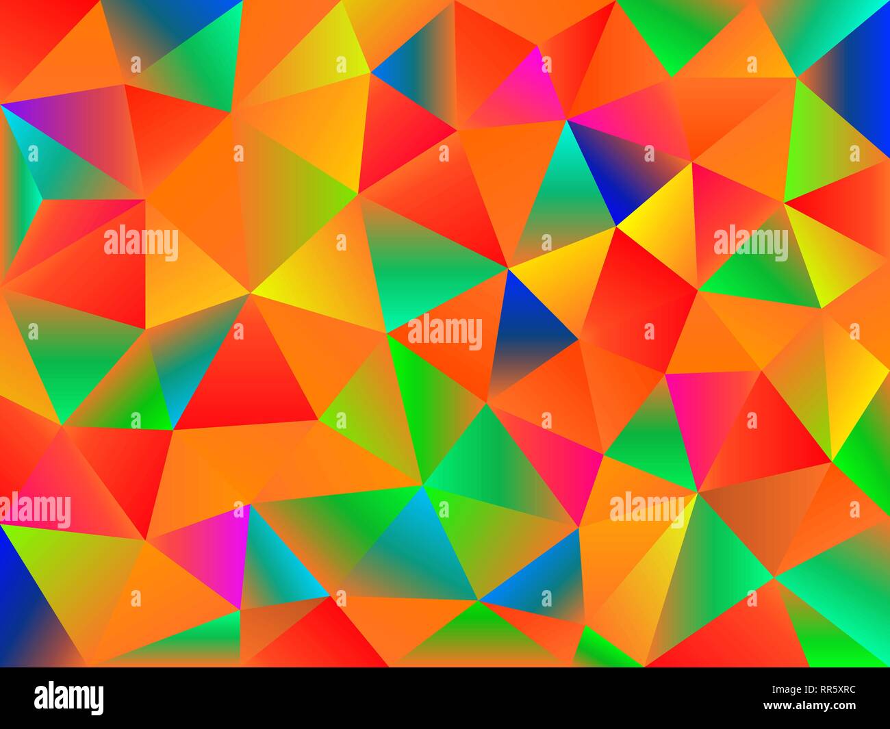 Colorful polygon abstract background on vector art Stock Vector Image