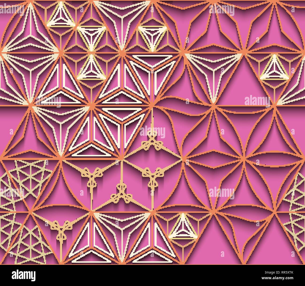 Polygon line and seamless background Stock Vector Image & Art - Alamy