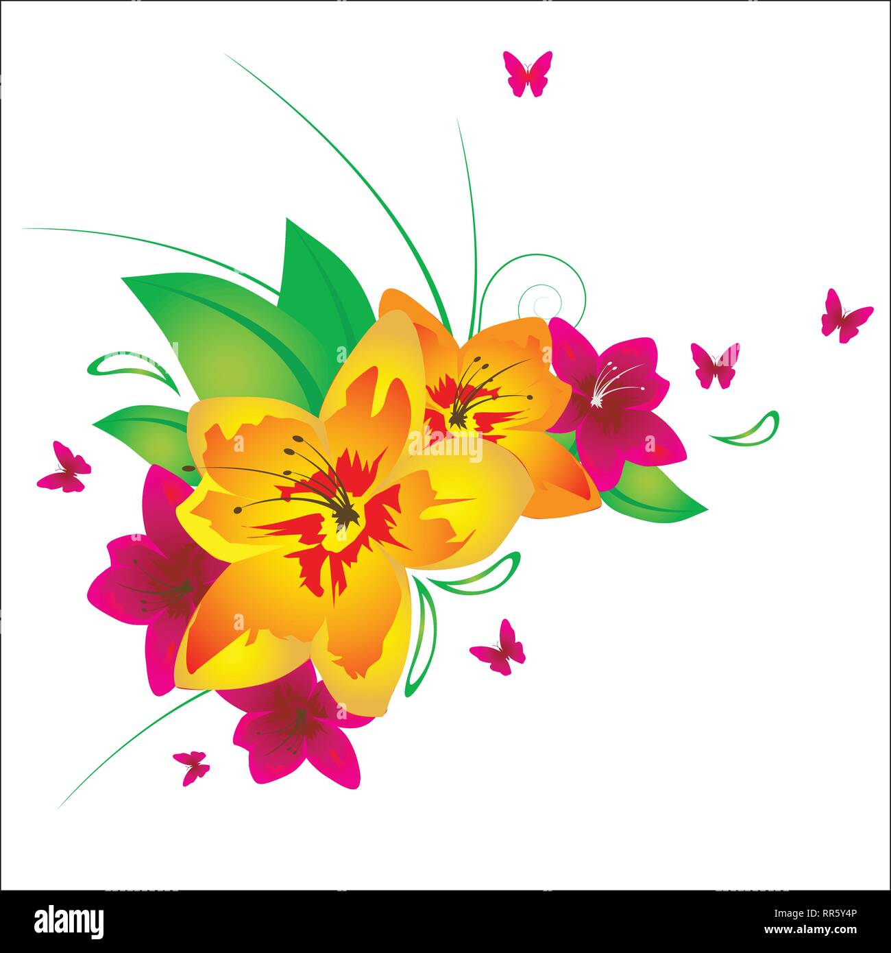 vector flower ornament for frame designs invitation cards flower design for cards
