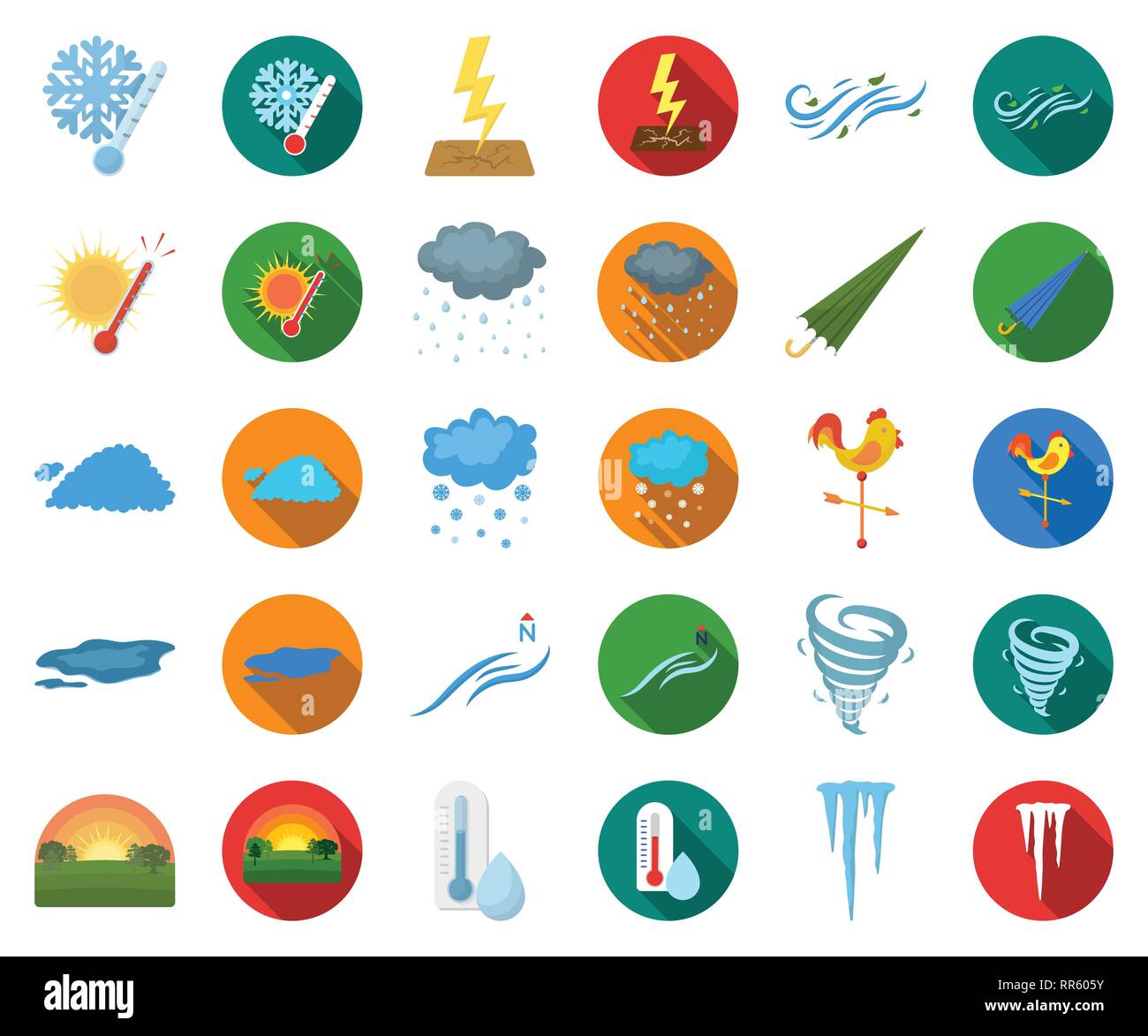art,atmosphere,cartoon,flat,characteristics,clear,cloud,cloudy,cold,collection,cyclone,damp,day,design,different,frost,heat,icicles,icon,illustration,isolated,lightning,logo,meteorology,northern,precipitation,puddle,rain,rainy,season,set,sign,snowfall  ...
