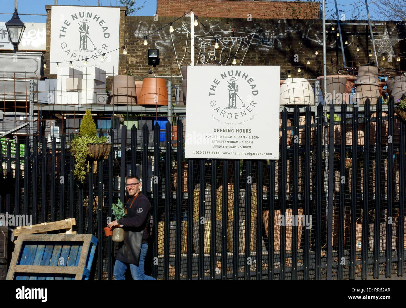 The Nunhead Gardener garden centre, Nunhead, South East London Stock Photo