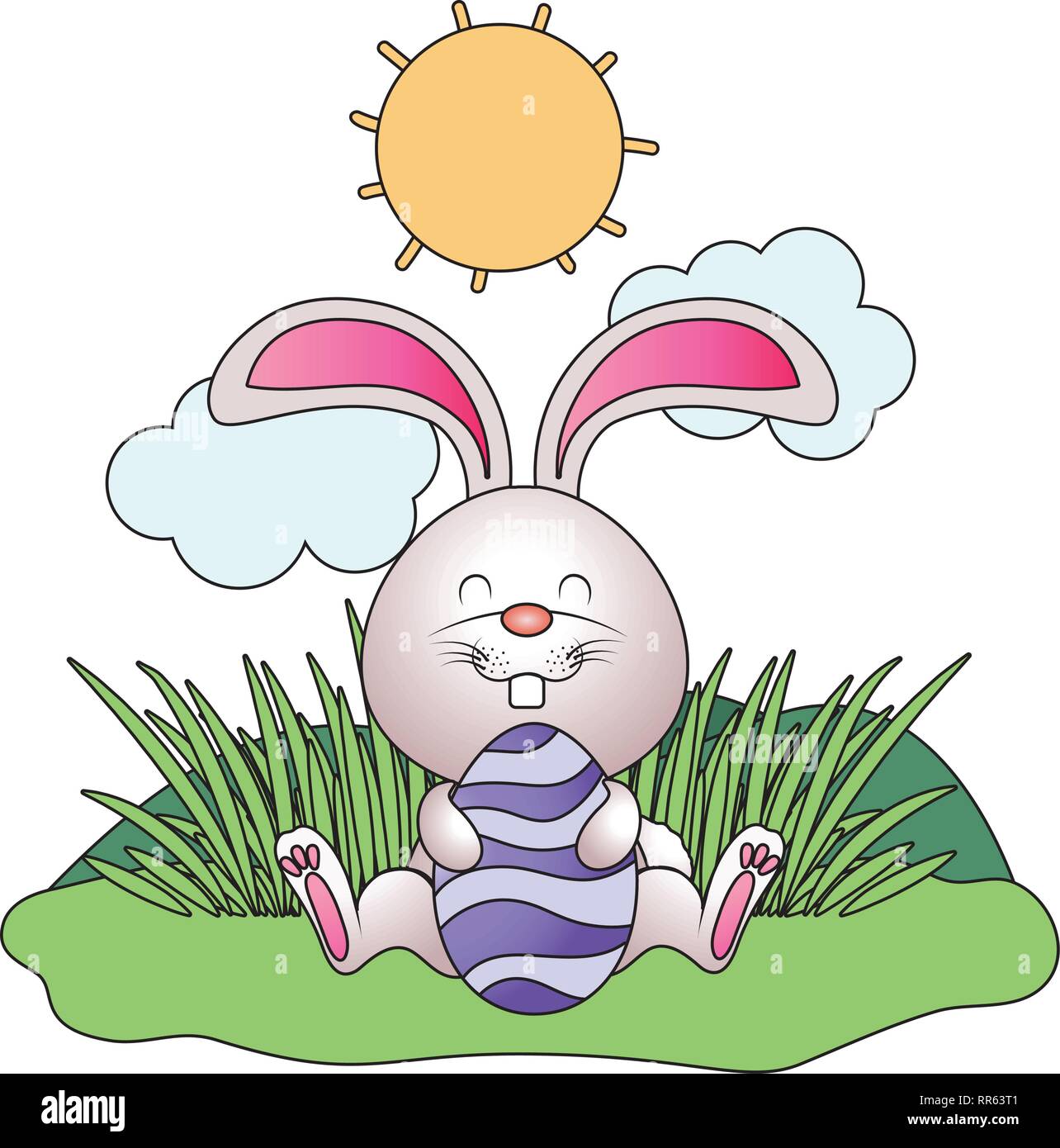 bunny with easter egg Stock Vector Image Art Alamy bunny with easter egg Stock Vector Image Art Alamy