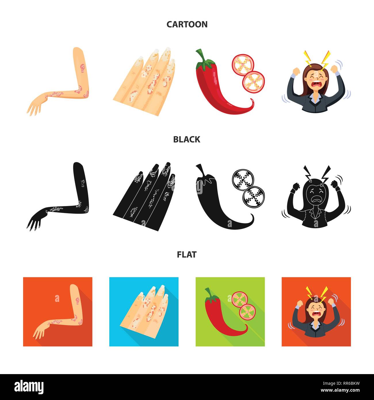 psoriasis,pepper,stress,dermatitis,body,chili,shock,skin,hot,woman,rash