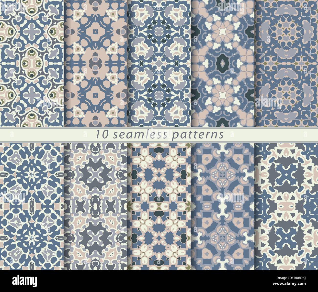 Set Of Vector Seamless Arabic Pattern Decorative And Design