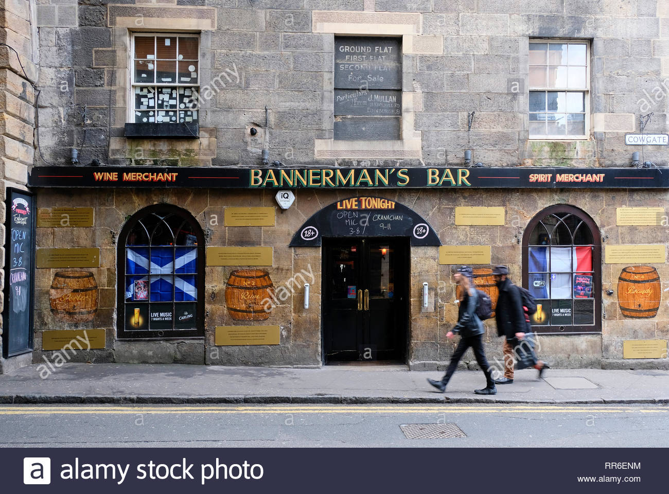Bannerman's bar, Cowgate, Edinburgh Scotland Stock Photo