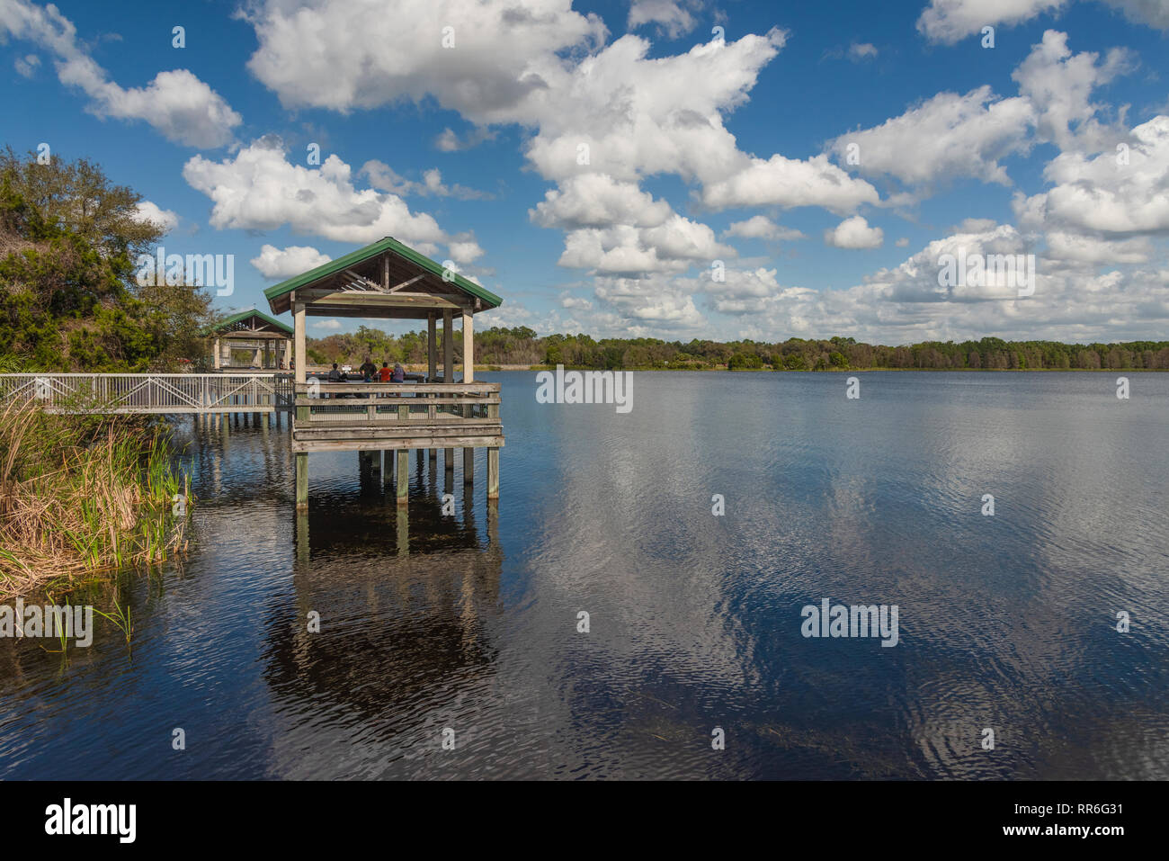 Lake Rousseau Dam & Recreational Area Stock Photo Alamy