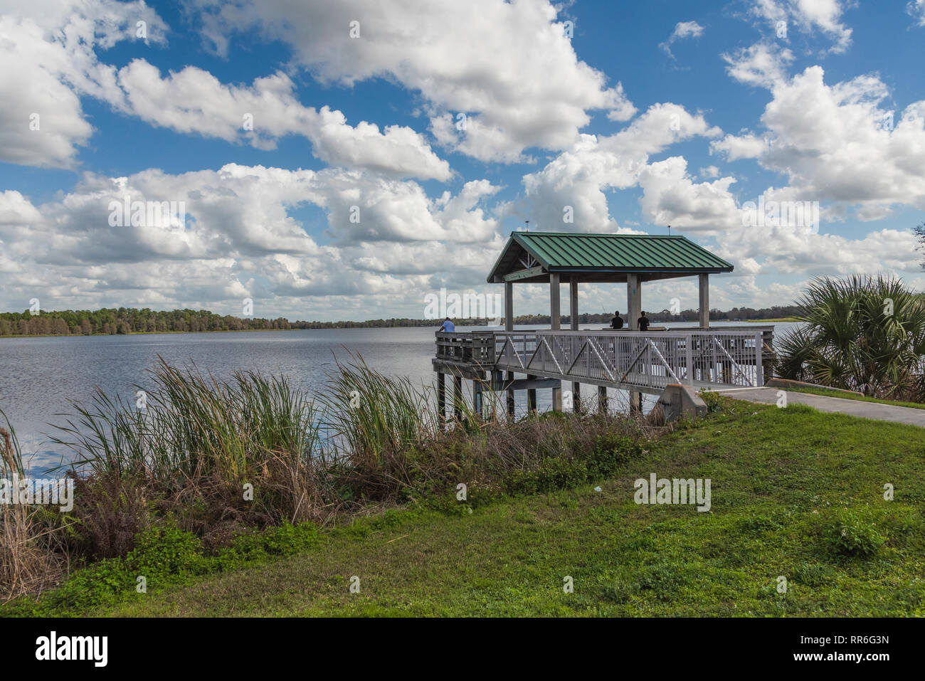 Lake Rousseau Dam & Recreational Area Stock Photo Alamy