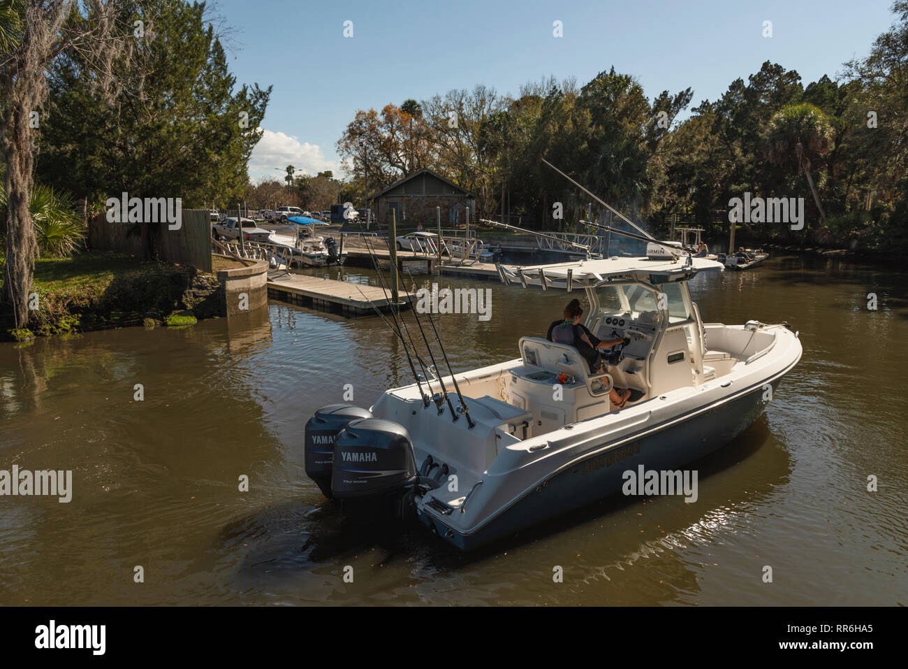 Fort island trail boat ramp hires stock photography and images Alamy