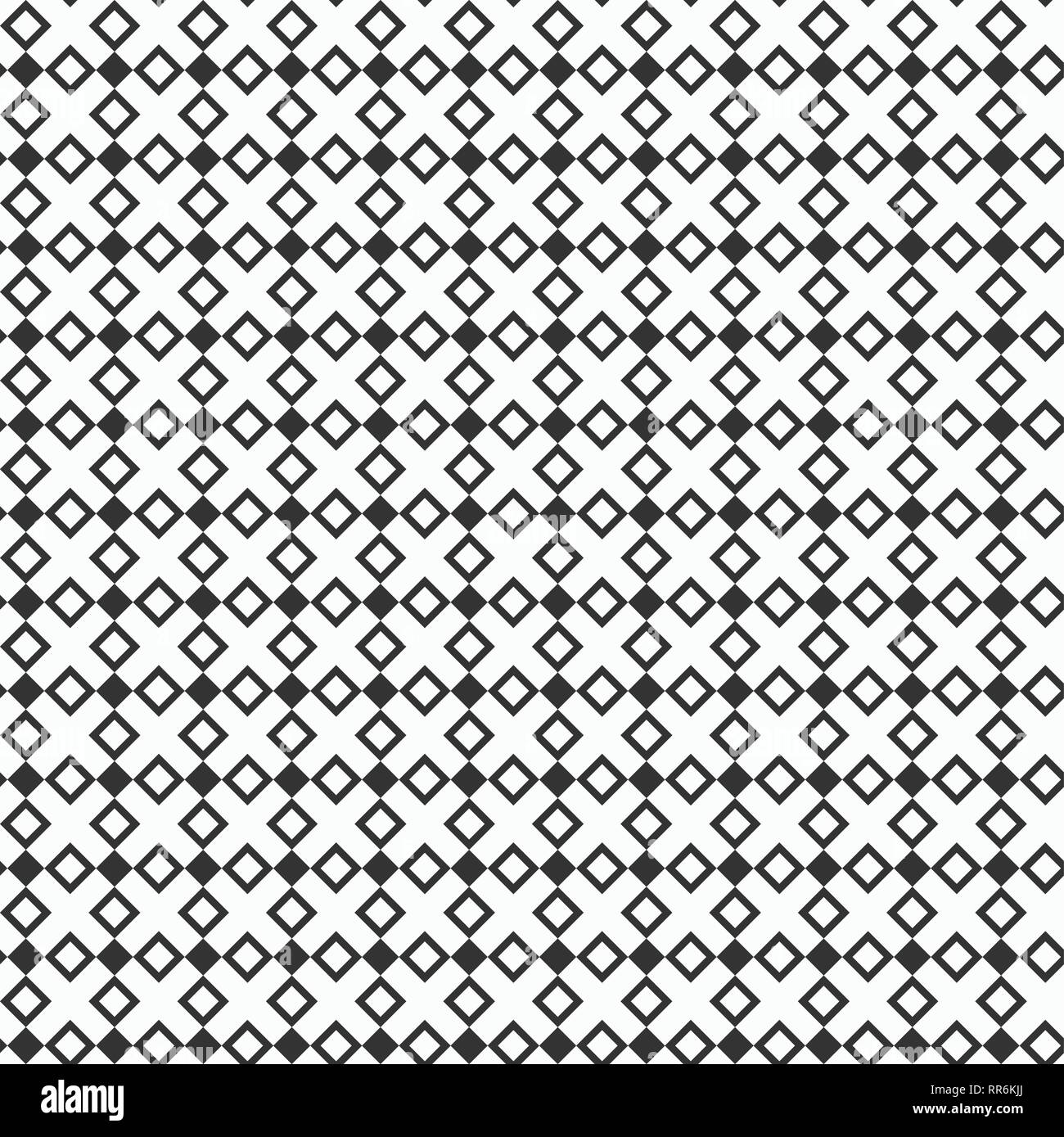 Abstract seamless pattern of rhombuses. Simple geometric vector ...