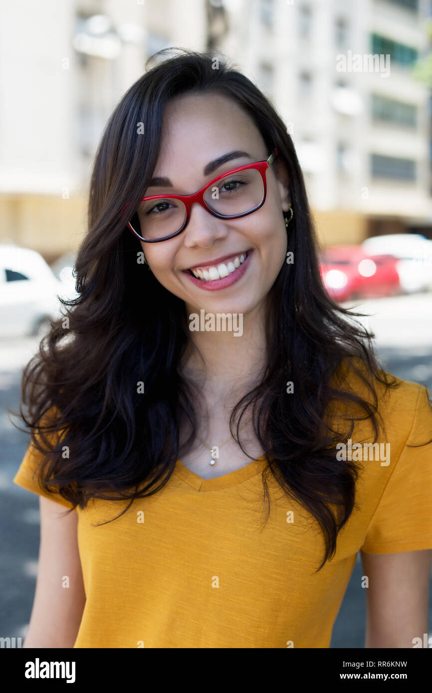 Nerdy girl hi-res stock photography and images - Alamy