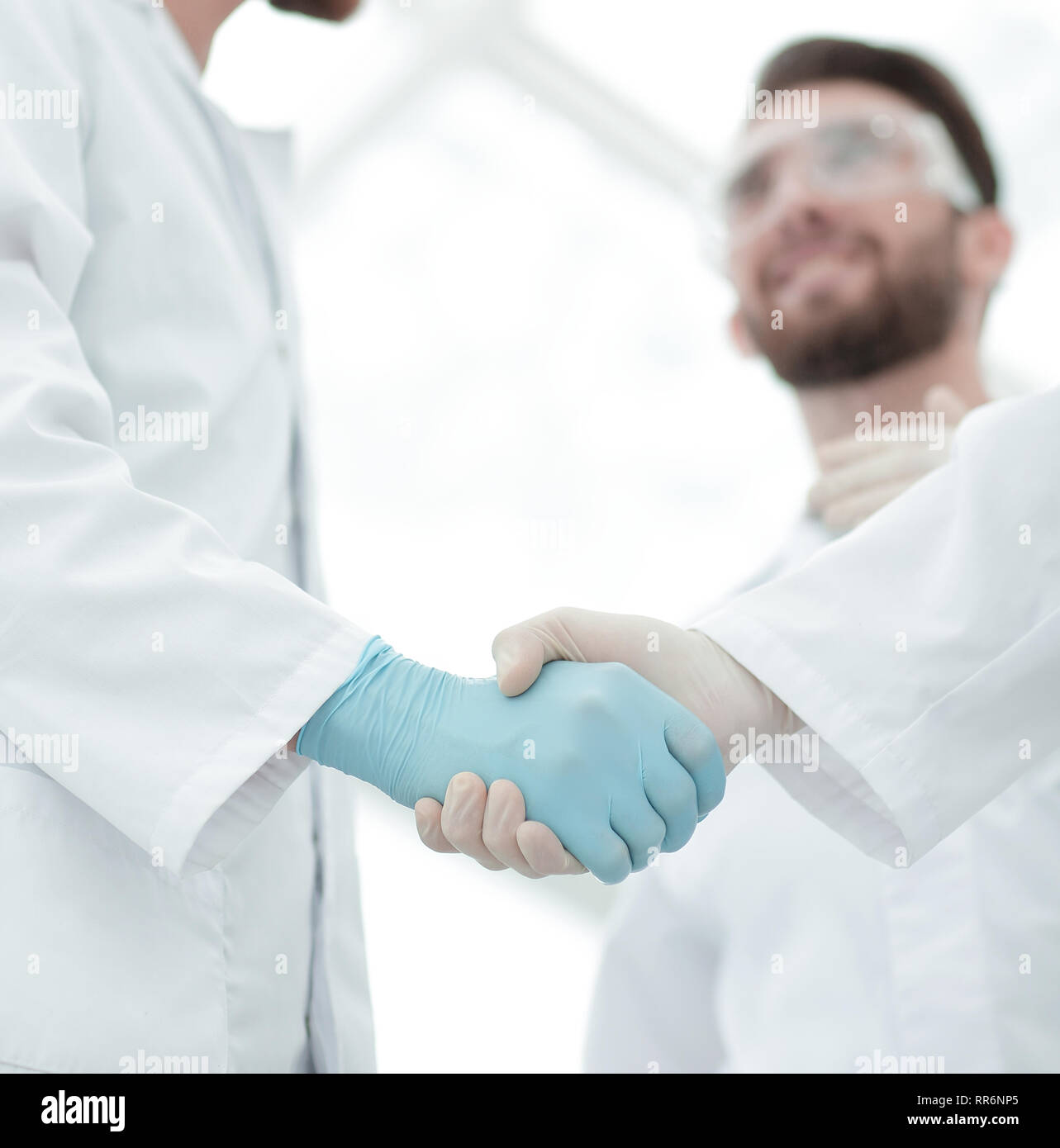 Cropped shot of medical workers shaking hands Stock Photo Alamy