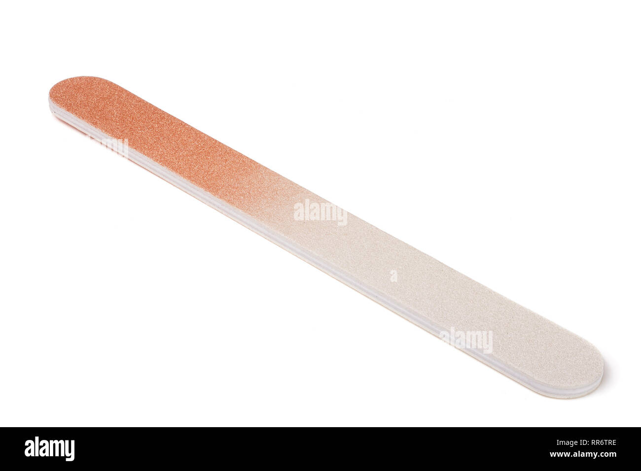nail file isolated on a white background Stock Photo - Alamy