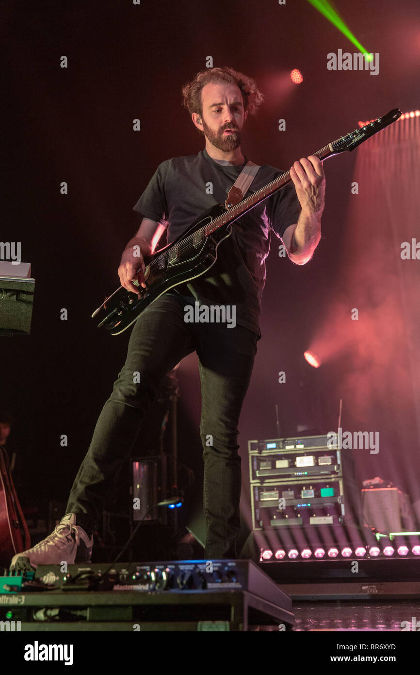 Madison, Wisconsin, USA. 23rd Feb, 2019. JACOB TILLEY of Young the