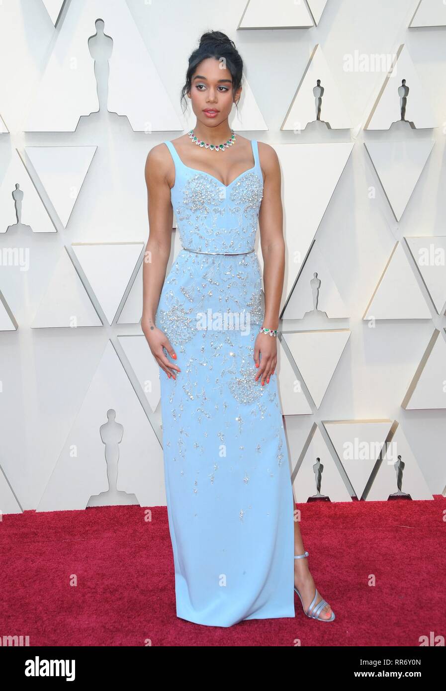 Laura harrier oscars hi-res stock photography and images - Alamy