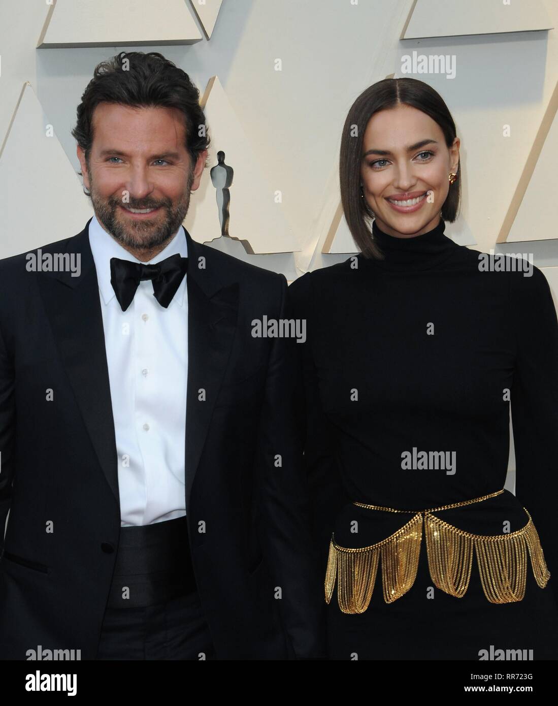 Los Angeles, CA, USA. 24th Feb, 2019. Bradley Cooper, Irina Shayk at arrivals for The 91st Academy Awards - Arrivals 3, The Dolby Theatre at Hollywood and Highland Center, Los Angeles, CA February 24, 2019. Credit: Elizabeth Goodenough/Everett Collection/Alamy Live News Stock Photo