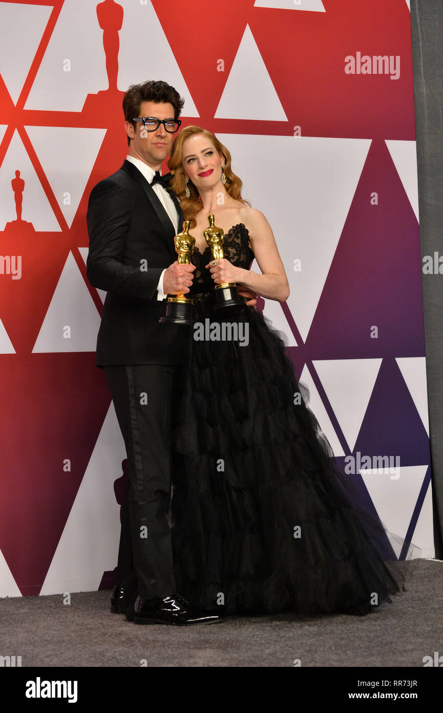 LOS ANGELES, CA. February 24, 2019 Guy Nattiv & Jaime Ray Newman