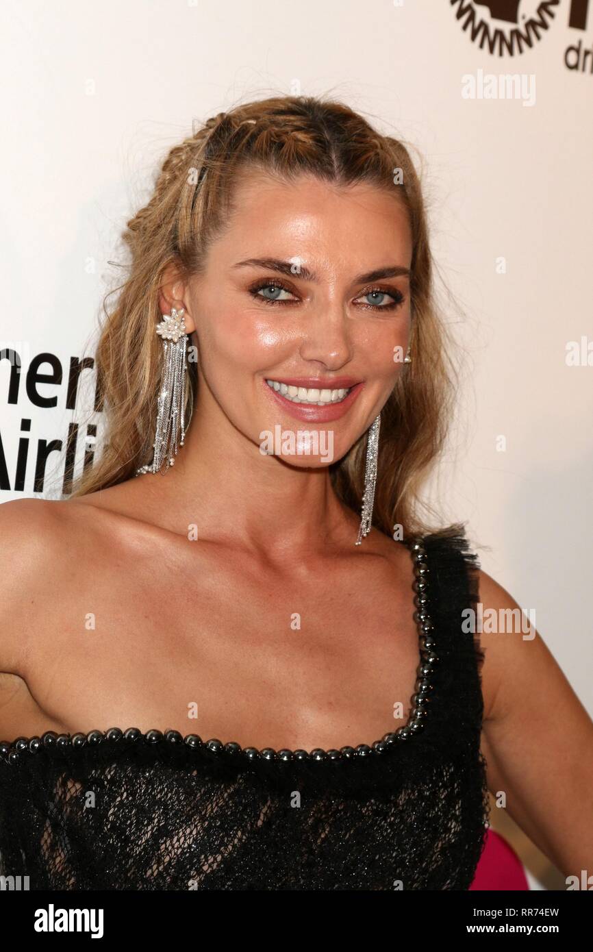 Alina Baikova at the after-party for Elton John AIDS Foundation 27th
