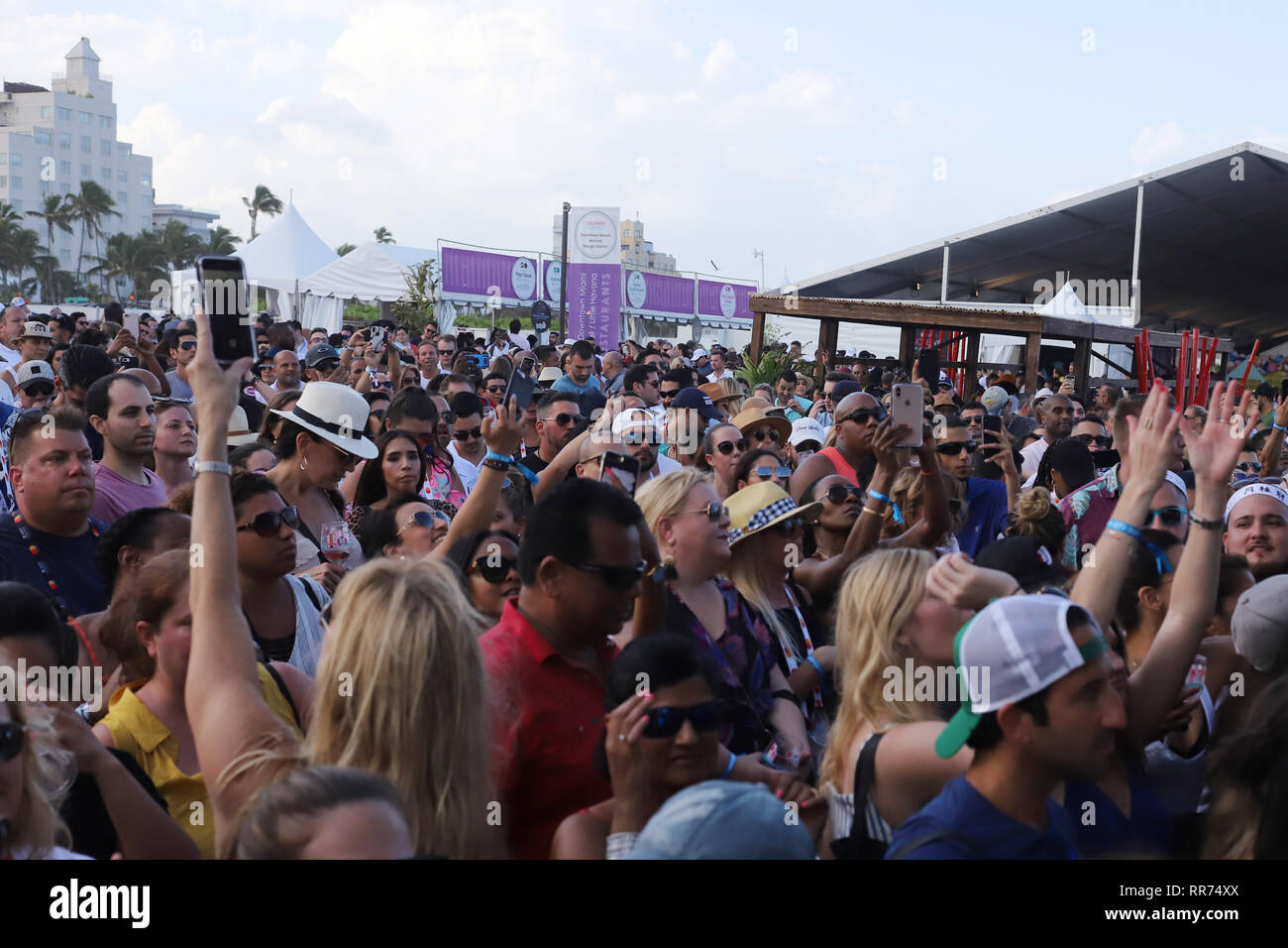 MIAMI BEACH, FL - FEBRUARY 24: Atmosphere on South Beach on February 24 ...