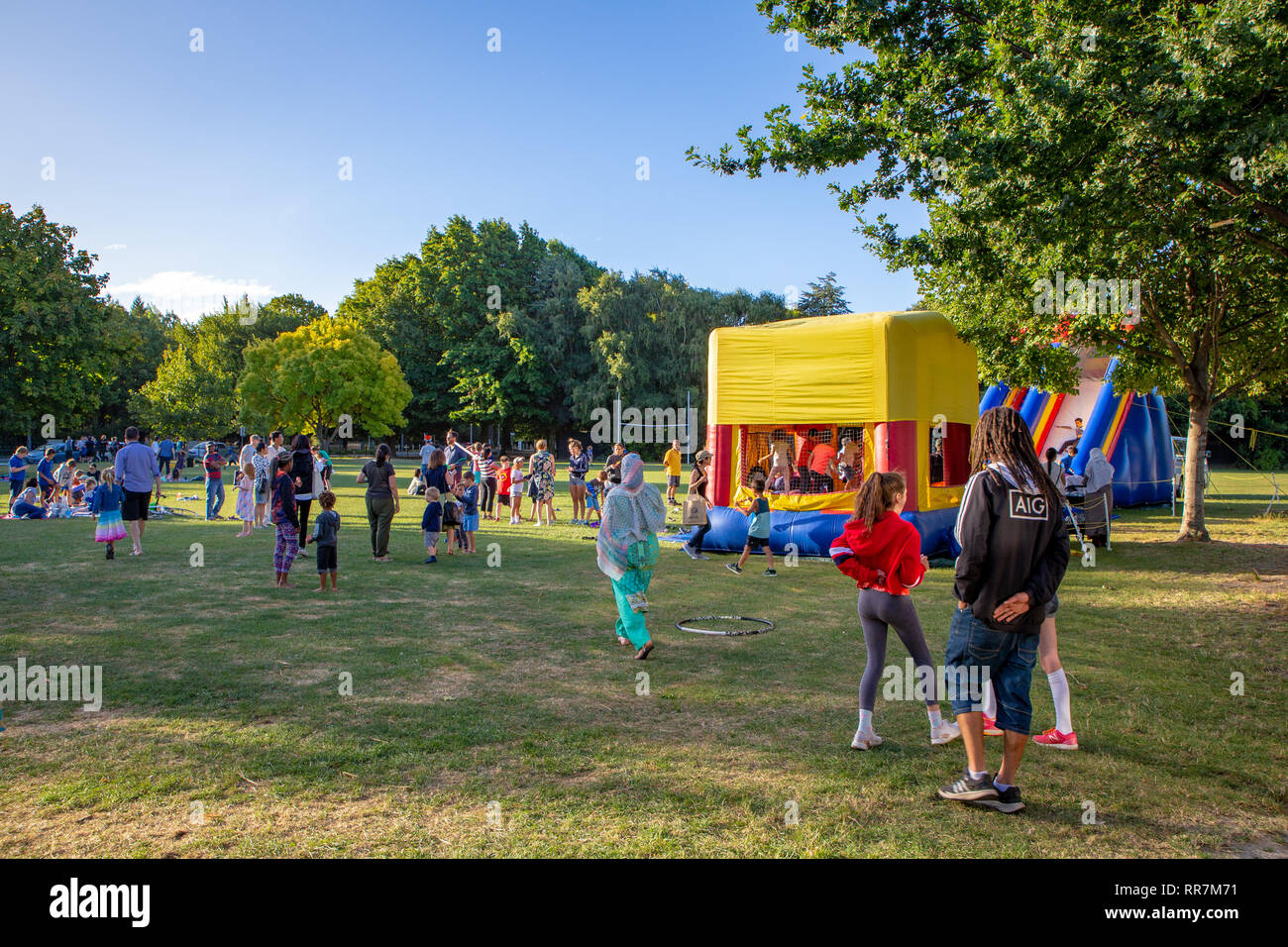 Christchurch, Canterbury, New Zealand, February 22 2019: Ilam School Community Fun Evening Stock Photo