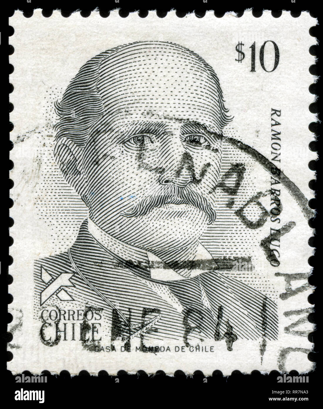Sellos De Chille Ramón Barros Luco Presidente De Chile. Sellos De Chille Ramón Barros Luco Presidente De Chile.