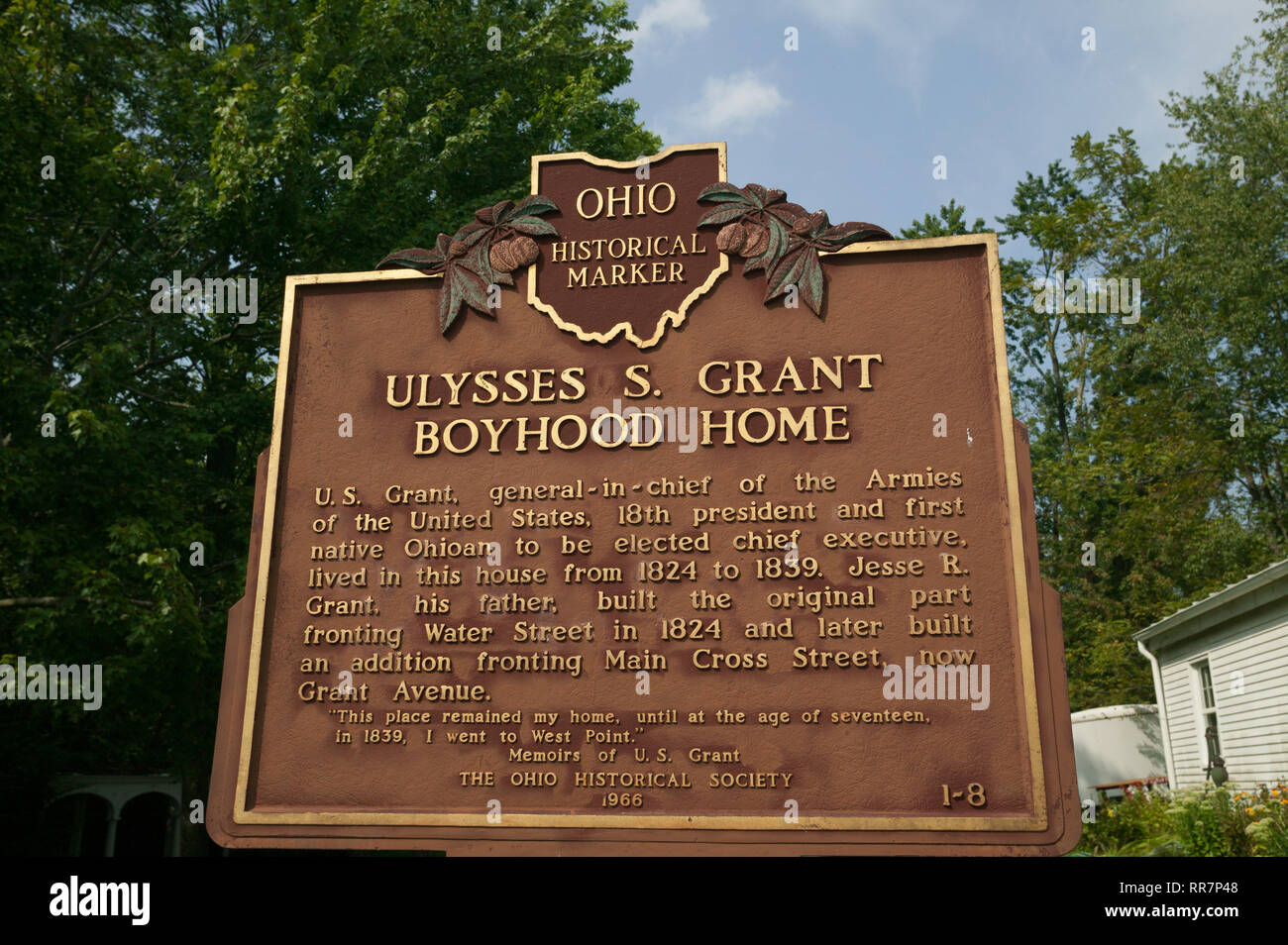 Ulysses S Grant Childhood Home