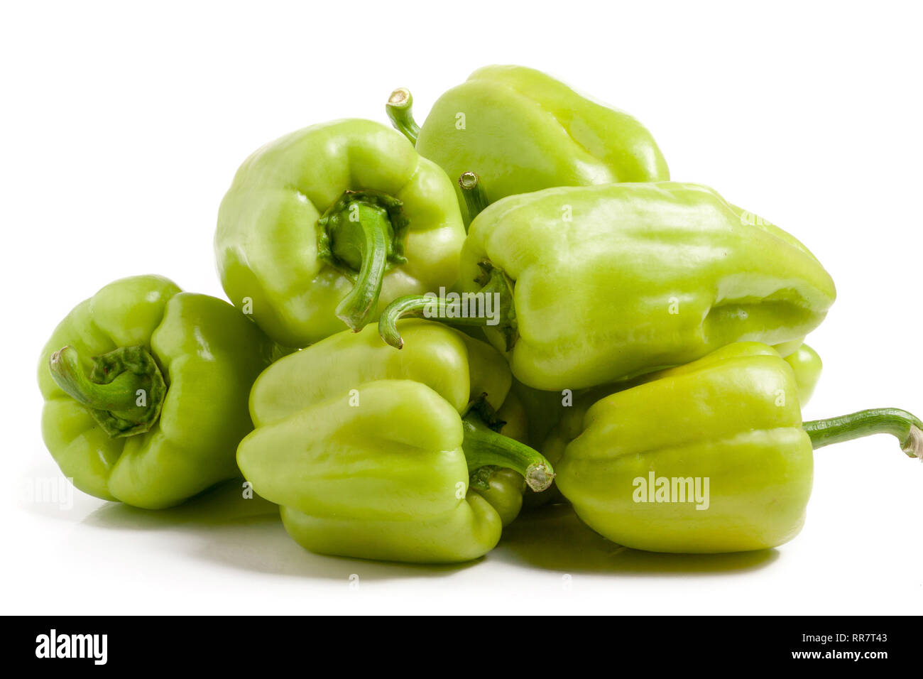 Several green peppers hi-res stock photography and images - Alamy