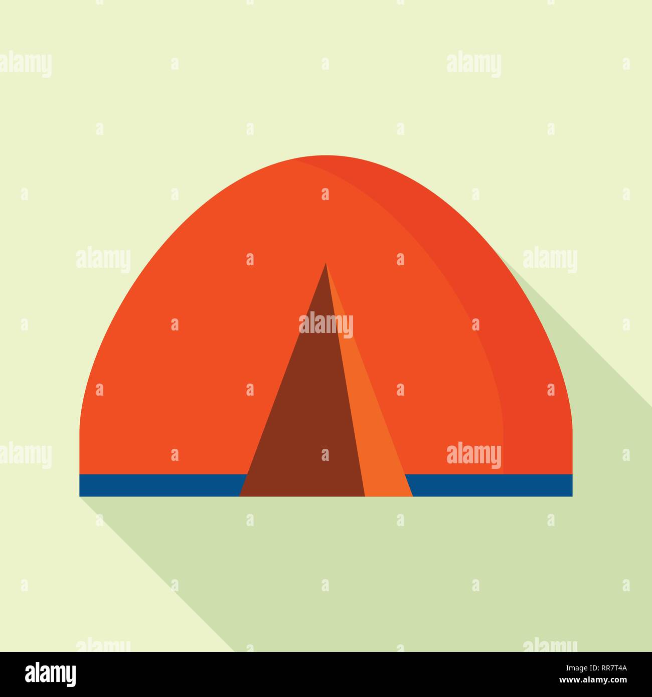 Mountain tent icon, flat style Stock Vector Image & Art - Alamy