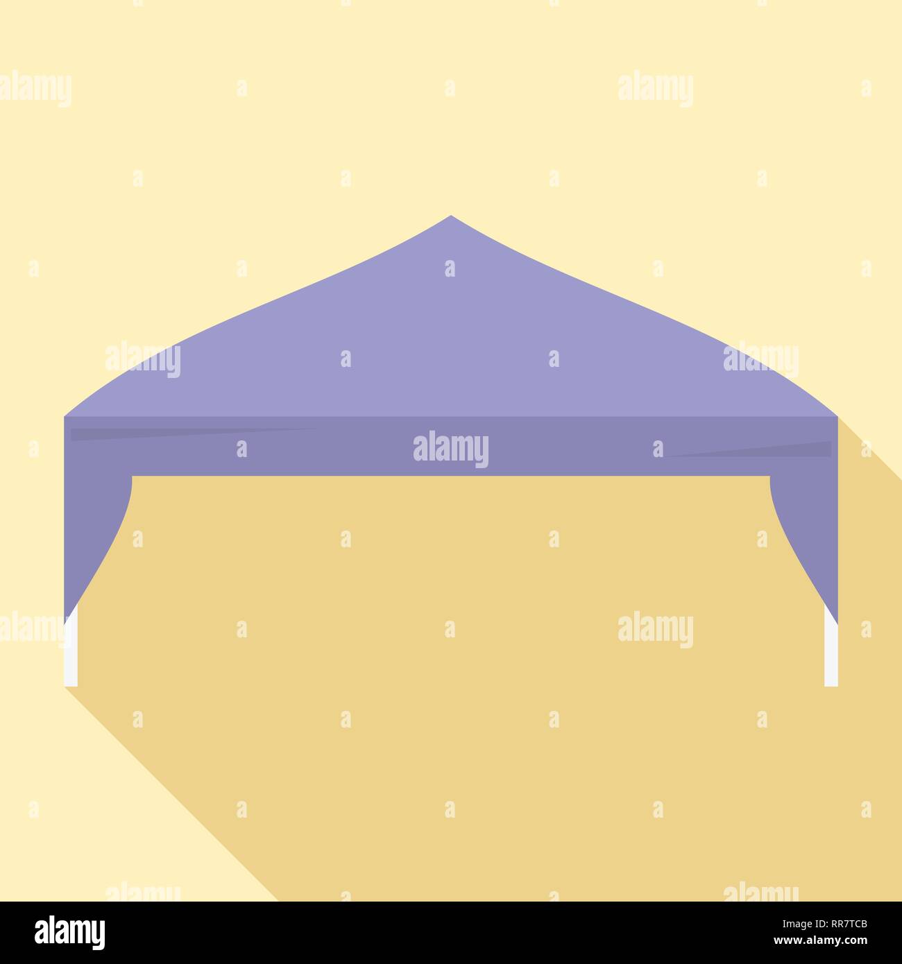 Commercial tent icon, flat style Stock Vector Image & Art - Alamy