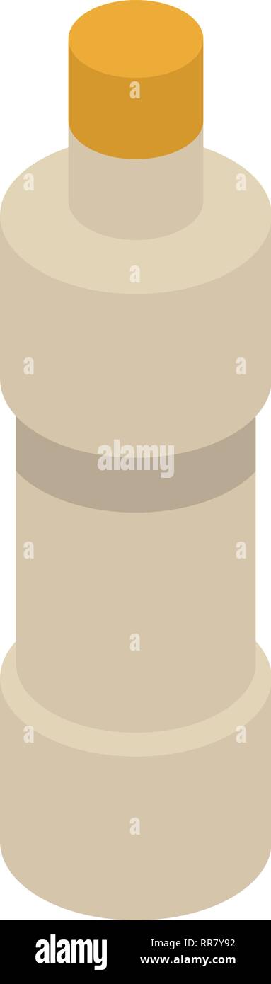 Detergent bottle icon, isometric style Stock Vector