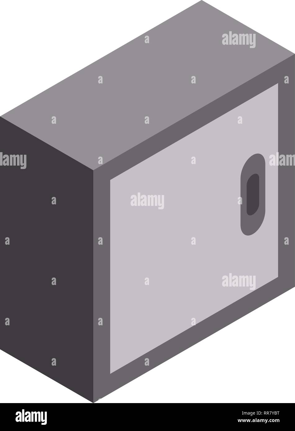 Garage ambry icon, isometric style Stock Vector
