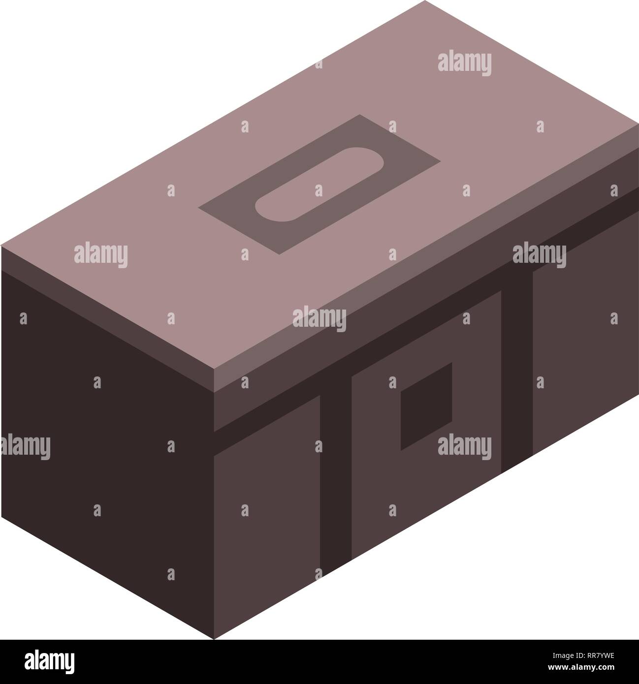 Tool box icon, isometric style Stock Vector