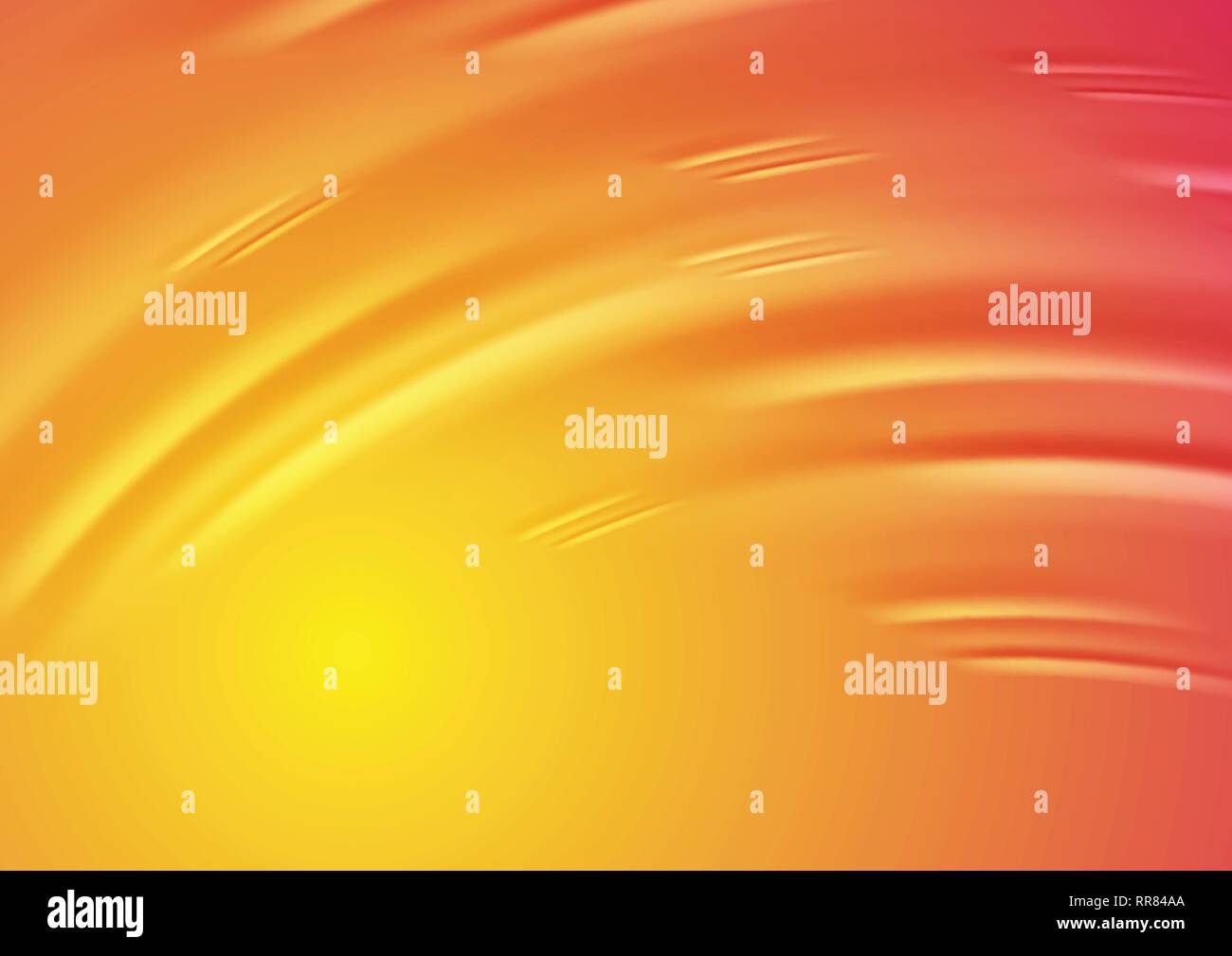 Abstract smooth curved waves orange and purple background. Vector ...