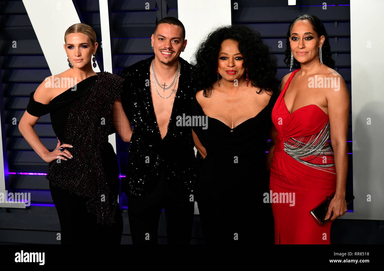 Ashlee simpson, evan ross, diana ross and tracee ellis ross attending ...