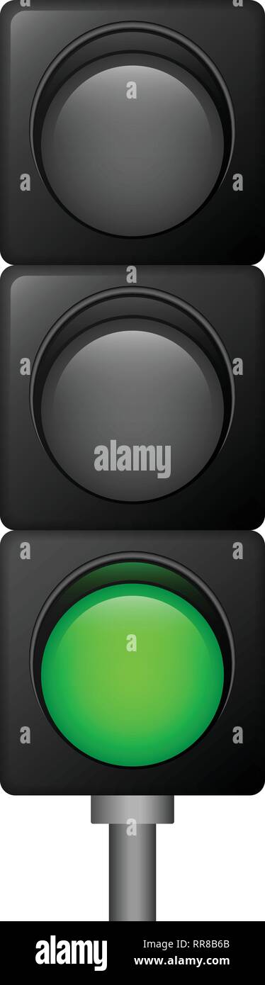 Green Traffic Light Icon High Resolution Stock Photography And Images Alamy