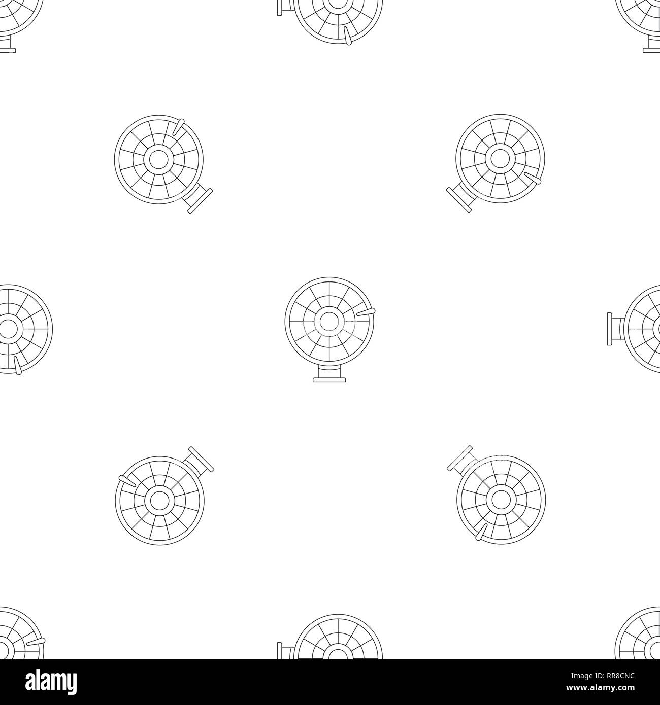 Color lucky wheel pattern seamless vector repeat geometric for any web design Stock Vector