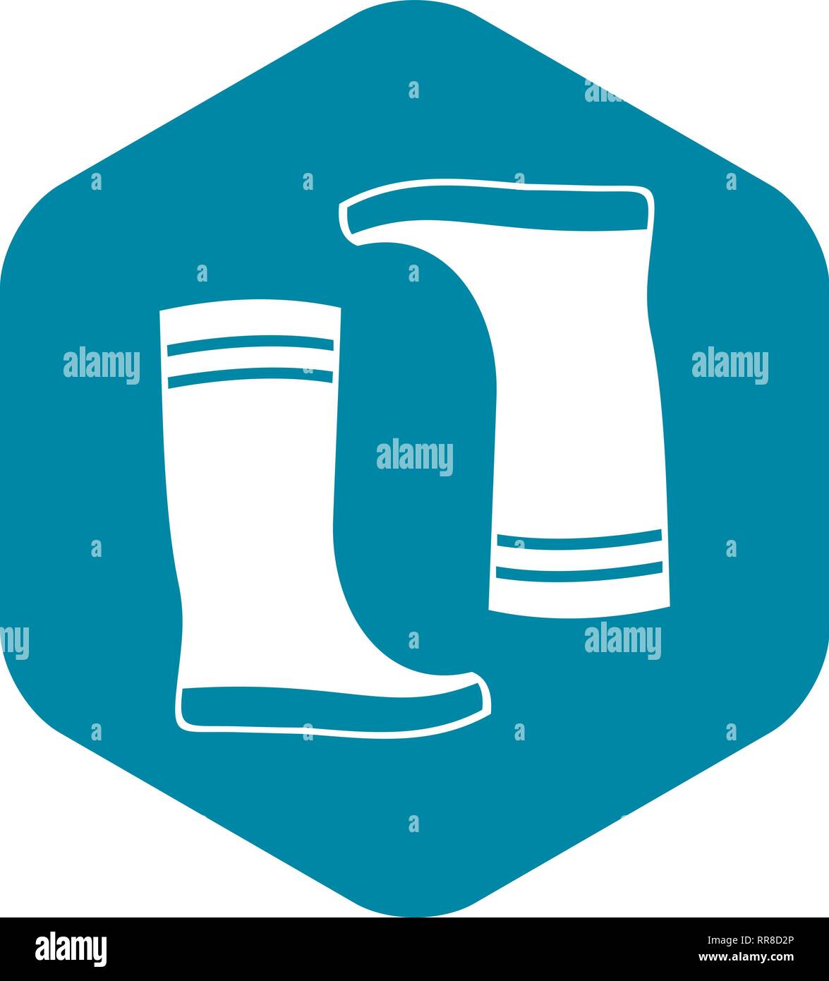 Rubber boots icon, simple style Stock Vector Image & Art - Alamy