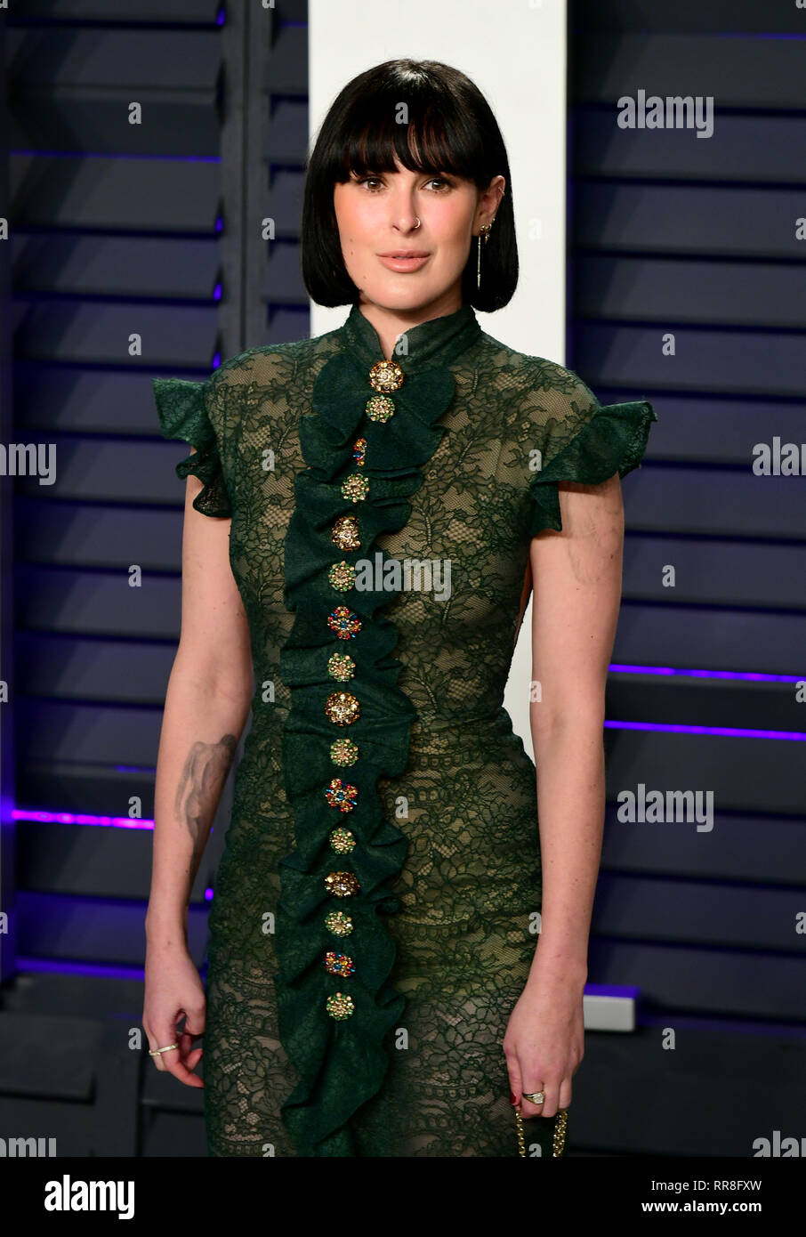 Rumer Willis attending the Vanity Fair Oscar Party held at the Wallis