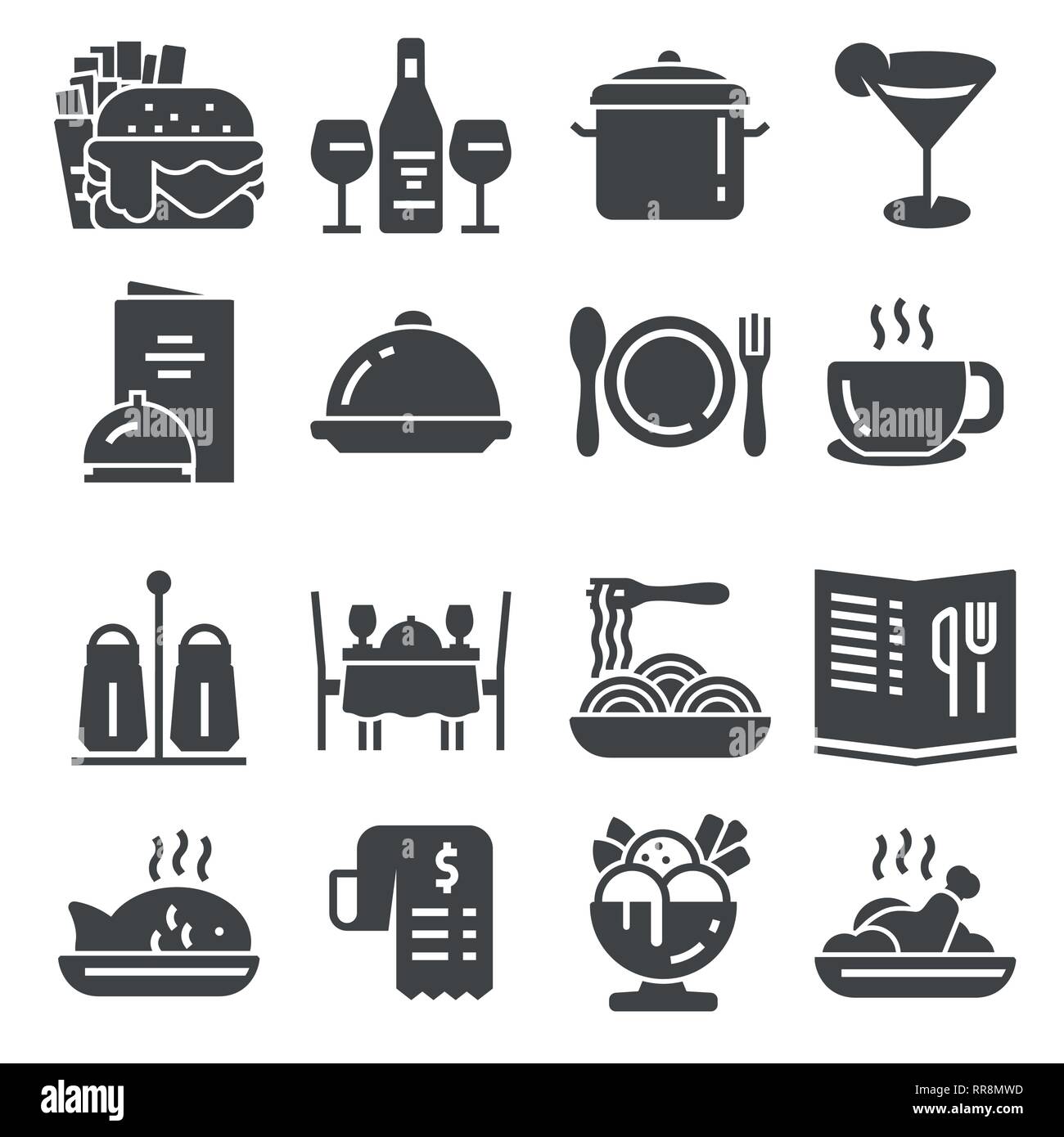 Restaurant icon set suitable for info graphics, websites and print ...