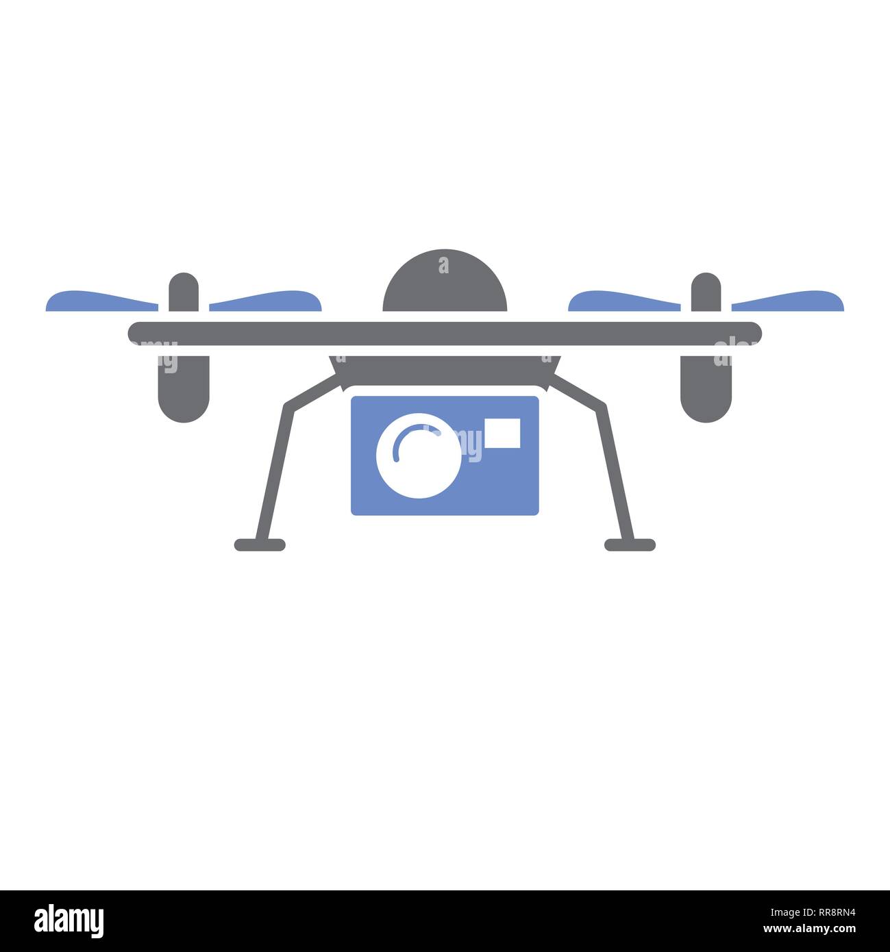 Drone icon on white background for graphic and web design, Modern simple vector sign. Internet concept. Trendy for website design web button or mobile app Vector Image & Art