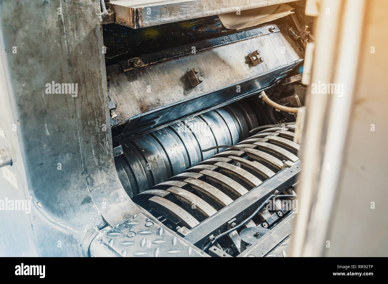 Offset printing press roller hires stock photography and images Alamy