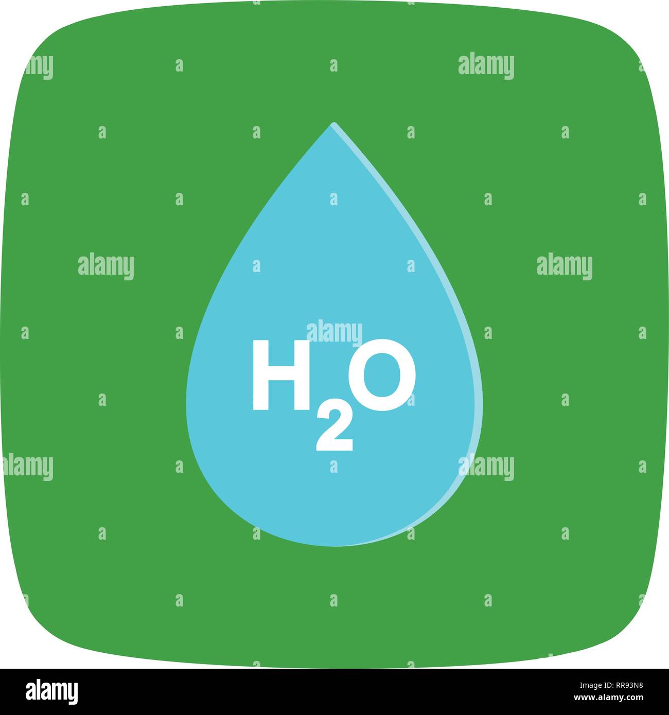 H2O  Vector Icon Sign Icon Vector Illustration For Personal And Commercial Use... Clean Look Trendy Icon... Stock Vector